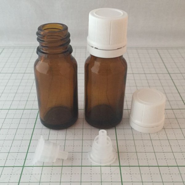 画像3: プラナロム10ml アンバー・ドロップ栓セット (3)