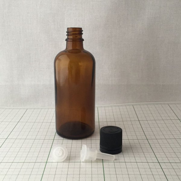 画像3: 100ml アンバー・ドロップ栓セット (3)