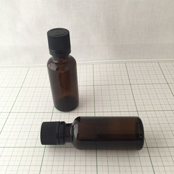画像2: 30ml アンバー・ドロップ栓セット (2)
