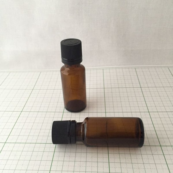画像2: 20ml アンバー・ドロップ栓セット (2)