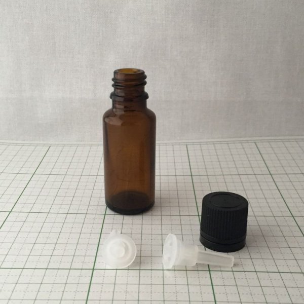 画像3: 20ml アンバー・ドロップ栓セット (3)