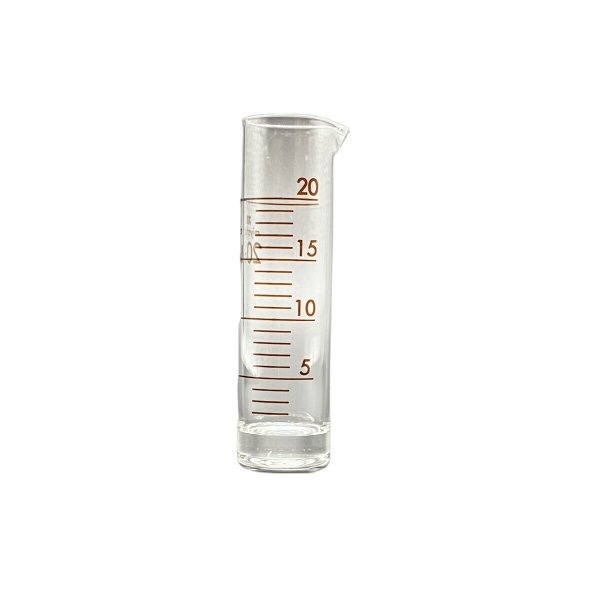 画像1: ガラス計量瓶（メスシリンダー）20ml 円筒形 (1)