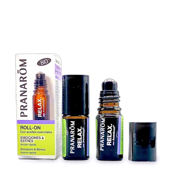 画像1: アロマブーストロールオン・リラックス（プラナロム）5ml (1)
